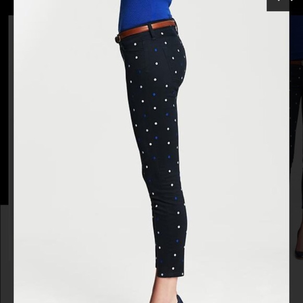 Banana Republic Size 27 Polka Dot Skinny Jeans